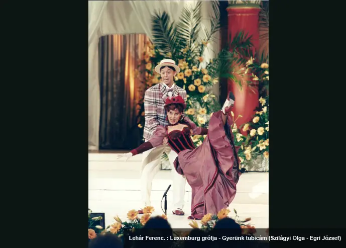Lehár Ferenc.: Luxemburg grófja - Gyerünk tubicám (Szilágyi Olga - Egri József)